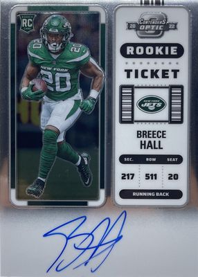 2022 Contenders Optic #105 Rookie Ticket Auto - Silver