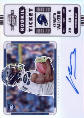 2022 Contenders Optic #126 Rookie Ticket Auto Variation