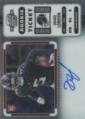 2022 Contenders Optic #115 Rookie Ticket Auto Variation