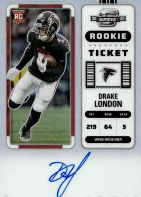 2022 Contenders Optic #115 Rookie Ticket Auto - Silver