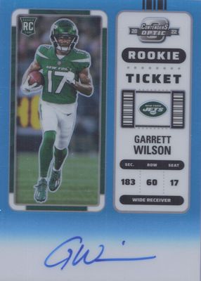 2022 Contenders Optic #117 Rookie Ticket Auto - Teal /99