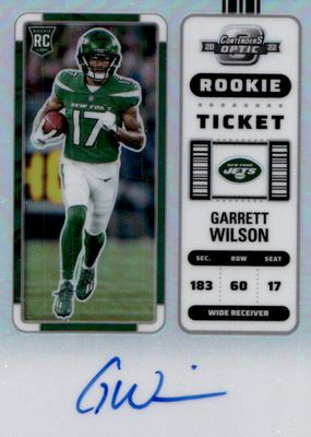 2022 Contenders Optic #117 Rookie Ticket Auto - Silver