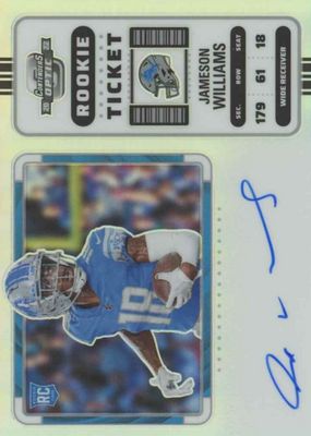 2022 Contenders Optic #124 Rookie Ticket Auto Variation - Silver