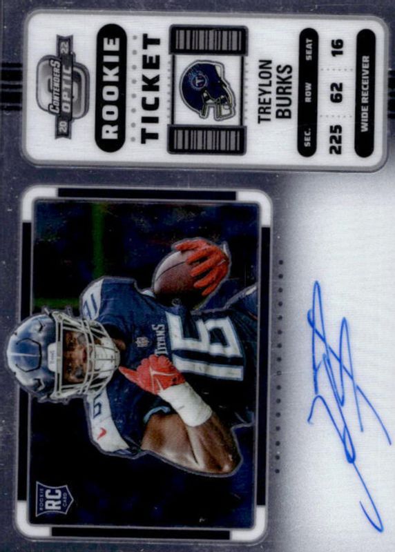2022 Contenders Optic #137 Rookie Ticket Auto Variation