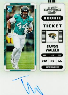 2022 Contenders Optic #135 Rookie Ticket Auto - Silver