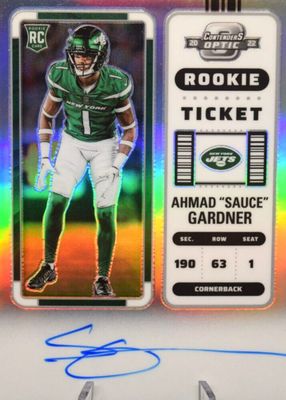 2022 Contenders Optic #101 Rookie Ticket Auto - Silver
