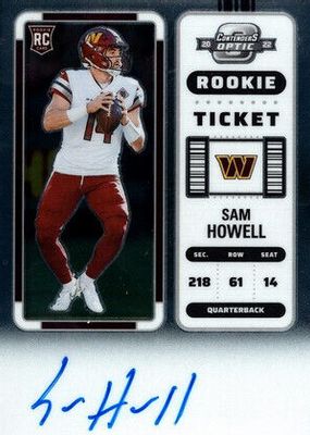 2022 Contenders Optic #133 Rookie Ticket Auto - Silver