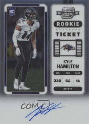 2022 Contenders Optic #128 Rookie Ticket Auto