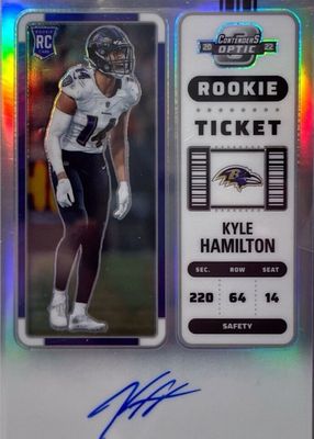 2022 Contenders Optic #128 Rookie Ticket Auto - Silver