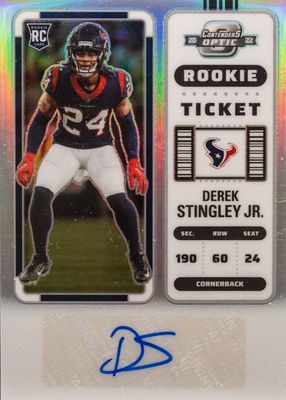 2022 Contenders Optic #160 Rookie Ticket Auto - Silver