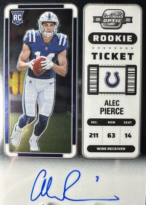 2022 Contenders Optic #103 Rookie Ticket Auto
