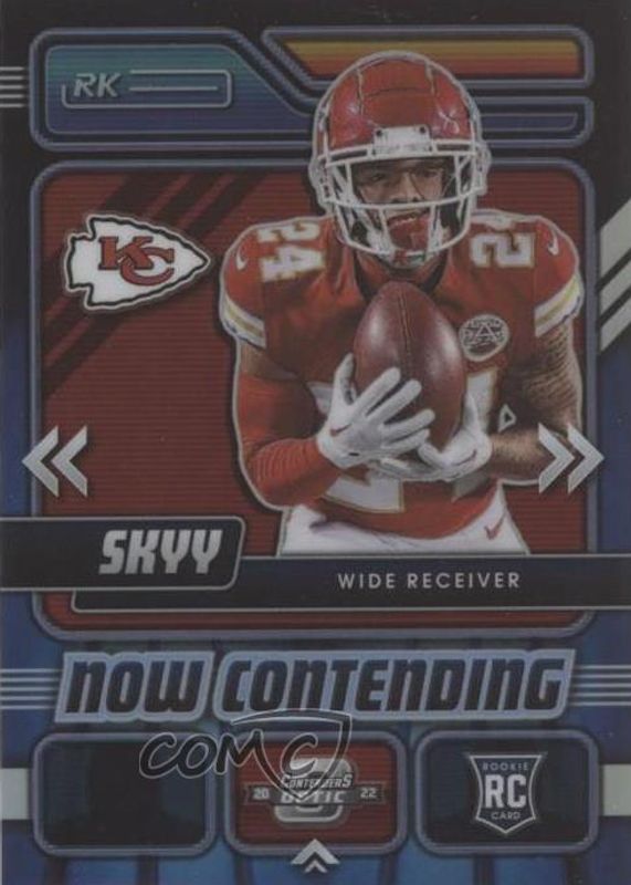 Skyy Moore 2022 Contenders Optic #NC-15 Now Contending /(SSP) Rookie PSA 10