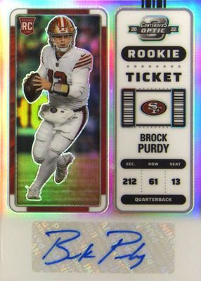 2022 Contenders Optic #146 Rookie Ticket Auto - Silver