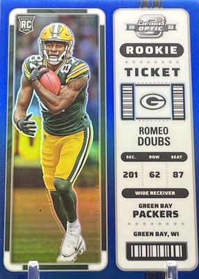 2022 Contenders Optic #89 Blue /99