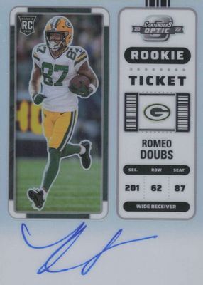 2022 Contenders Optic #132 Rookie Ticket Auto - Silver