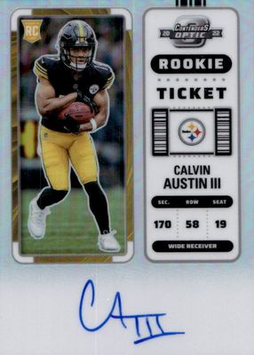 2022 Contenders Optic #107 Rookie Ticket Auto - Silver