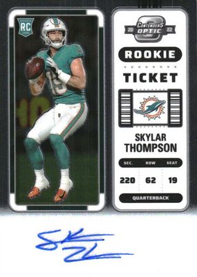 2022 Contenders Optic #196 Rookie Ticket Auto