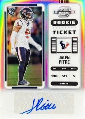 2022 Contenders Optic #170 Rookie Ticket Auto - Silver