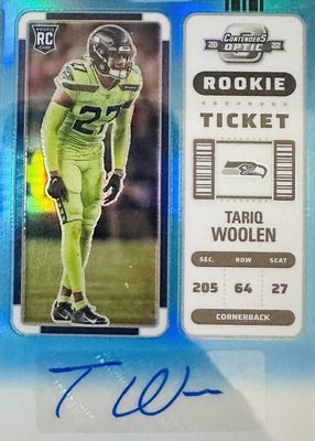 2022 Contenders Optic #197 Rookie Ticket Auto - Teal /99