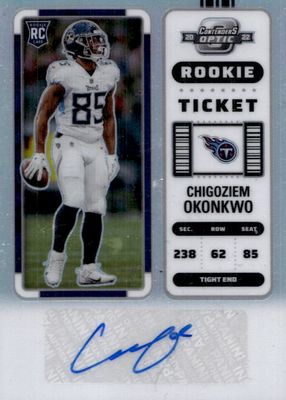 2022 Contenders Optic #151 Rookie Ticket Auto - Silver