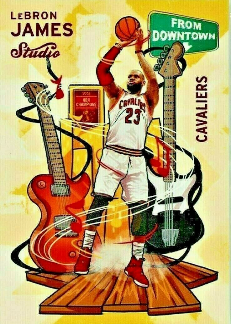 LeBron James 2016 Studio #FD7 From Downtown /(SSP) Price Guide