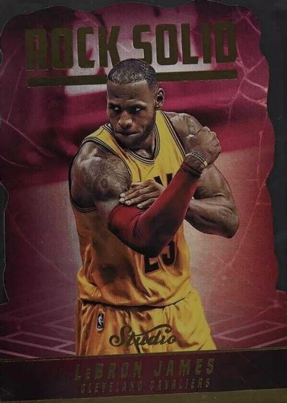 LeBron James 2016 Studio #RS-LJ Rock Solid /(SSP) PSA 10