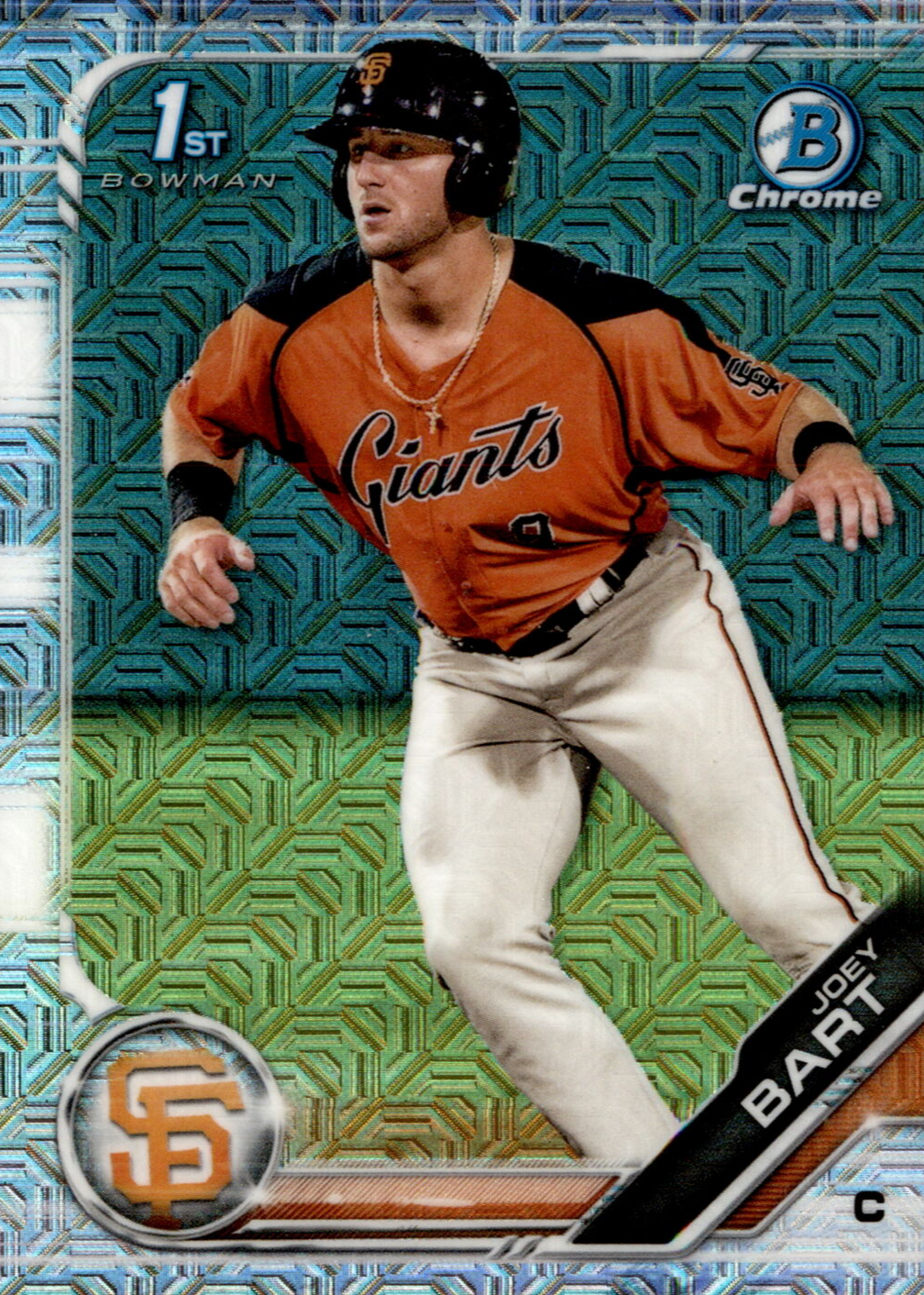 Joey Bart Bowman 2019 RC Auto /50 SP