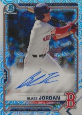 2021 Bowman Mega Box #BMA-BJ Chrome Prospect Auto - Mojo Refractor