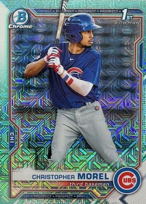 2021 Bowman Mega Box #BCP-131 Chrome Prospects - Aqua Mojo Refractor /225 (1st)