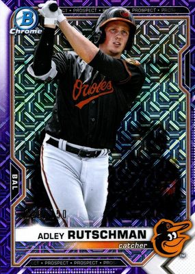 2021 Bowman Mega Box #BCP-121 Chrome Prospects - Purple Mojo Refractor /250