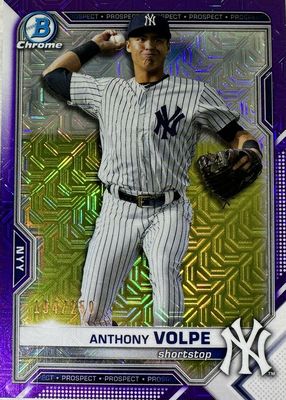 2021 Bowman Mega Box #BCP-85 Chrome Prospects - Purple Mojo Refractor /250