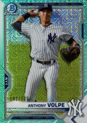 2021 Bowman Mega Box #BCP-85 Chrome Prospects - Aqua Mojo Refractor /225