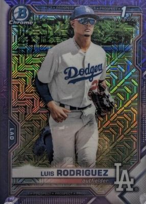 2021 Bowman Chrome Mega Box #BCP-196 Prospects - Purple Refractor /250 (1st)