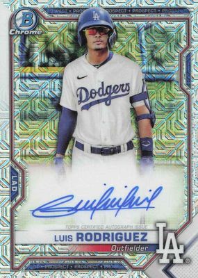 2021 Bowman Chrome Mega Box #BCMA-LR Prospect Auto - Mojo Refractor