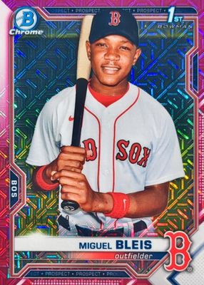 2021 Bowman Chrome Mega Box #BCP-167 Prospects - Pink Refractor /199 (1st)