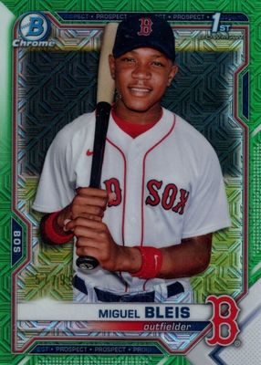 2021 Bowman Chrome Mega Box #BCP-167 Prospects - Green Refractor /99 (1st)