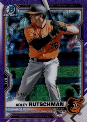2021 Bowman Chrome Mega Box #BCP-241 Prospects - Purple Refractor /250
