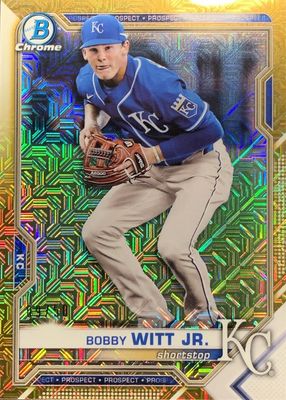 2021 Bowman Chrome Mega Box #BCP-193 Prospects - Gold Refractor /50