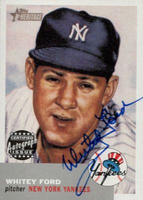 2002 Topps Heritage #RO-WF Real One Autographs