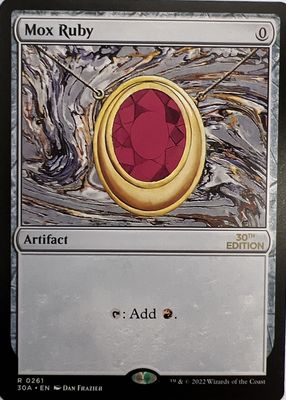 MTGMoxMTG Mox ruby collectors edition PSA8 - マジック：ザ ...