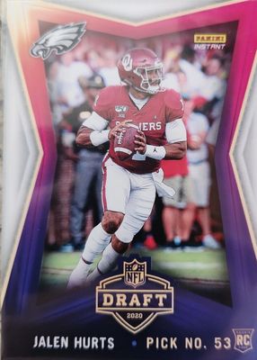 2020 Panini Instant #7 Draft Night (/740)