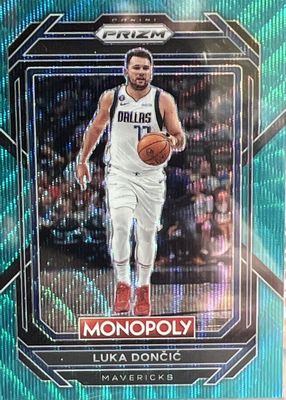 2022 Prizm Monopoly #19 Teal Wave
