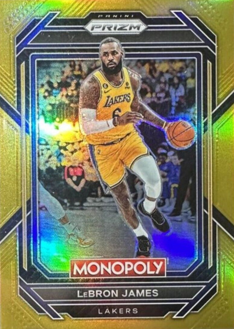LeBron James 2022 Prizm Monopoly #40 Gold /49 Price Guide