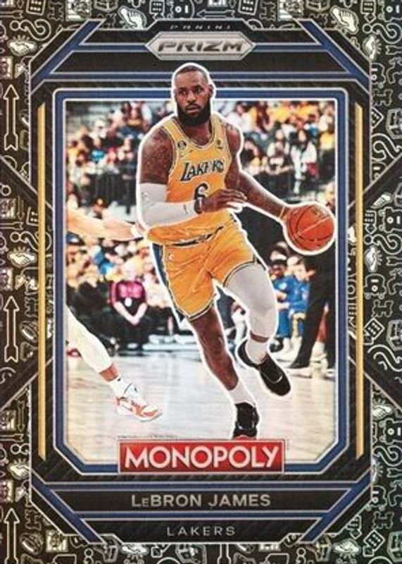 LeBron James 2022 Prizm Monopoly #40 Black Icons SGC 9