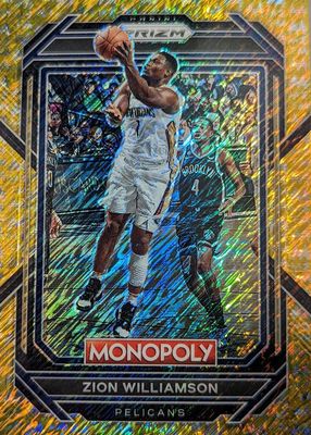 2022 Prizm Monopoly #55 Gold Money Shimmer /500