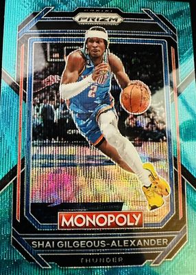 2022 Prizm Monopoly #62 Teal Wave