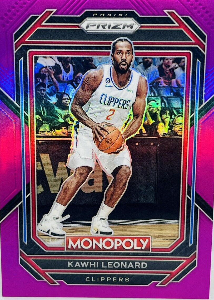 Kawhi Leonard 2022 Prizm Monopoly #37 Pink /149 Price Guide