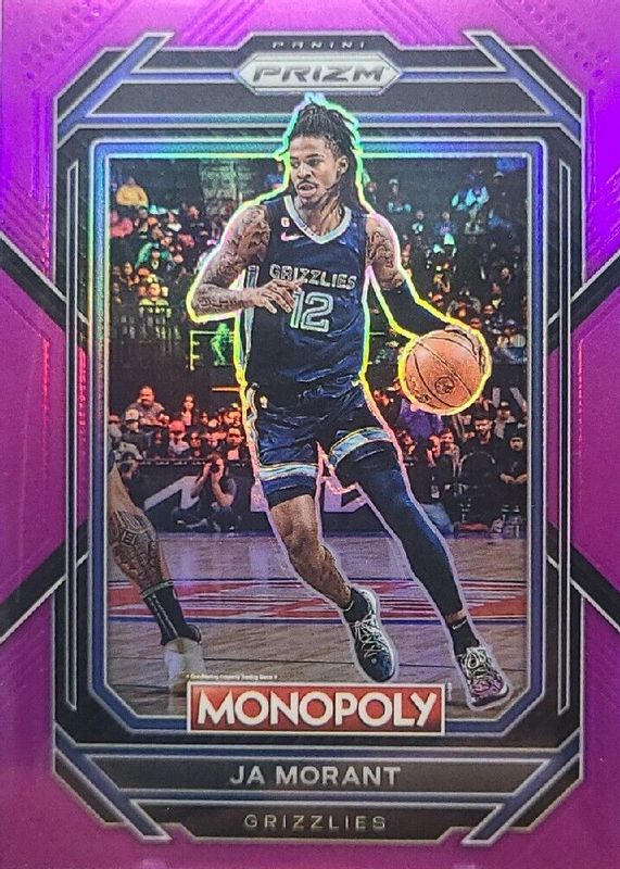 Ja Morant 2022 Prizm Monopoly #43 Pink /149 RAW