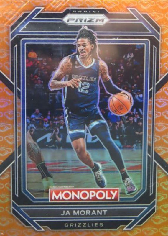 Ja Morant 2022 Prizm Monopoly #43 Handshake Deal RAW
