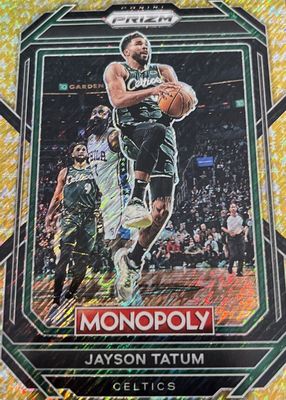 2022 Prizm Monopoly #4 Gold Money Shimmer /500